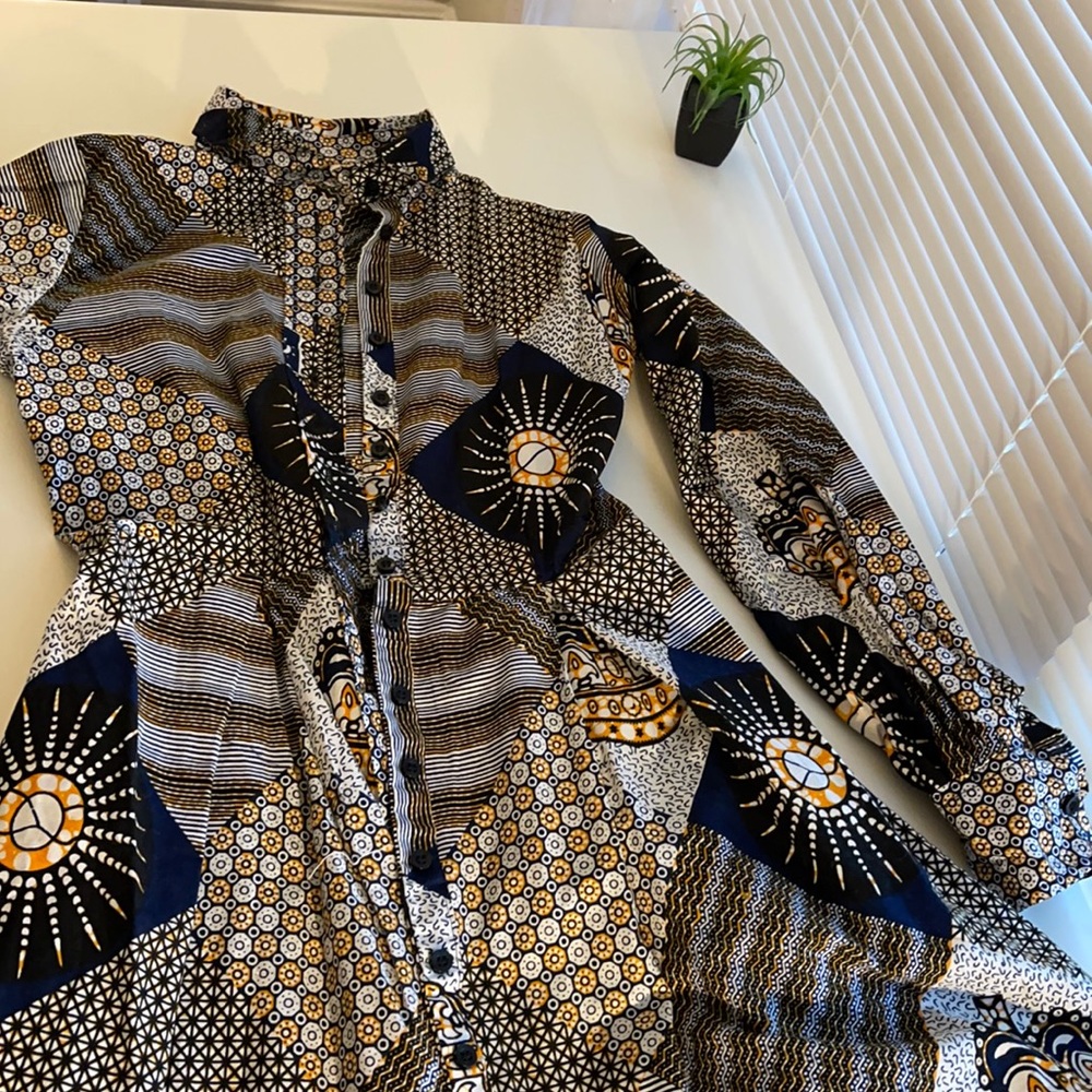Afrikan Print Dress